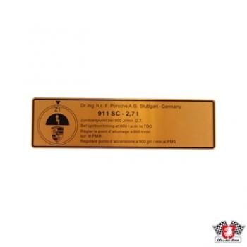 Klebeschild, Zündzeitpunkt