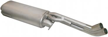 Schalldämpfer, hinten, Edelstahl