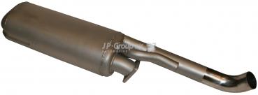 Schalldämpfer, hinten, Edelstahl