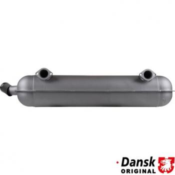 Preview: Schalldämpfer hinten mit Chrom Endrohr, Ø57 mm