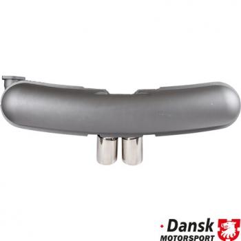 Sportschalldämpfer hinten mit Mittelendrohren "GT3" Style