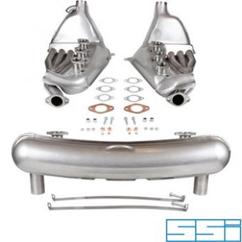 Racing-Schalldämpfersatz für Porsche 911, einschließlich Wärmetauscher