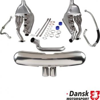 Auspuffsatz, Sport, mit zwei Ø90 mm Mittelendrohren "GT3" Style und Ø41 mm Wärmetauschern