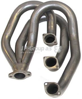 Racing-Wärmetauscher, Racing Krümmer 911 2,0-2,7 63-79, Ø45 mm außen, Edelstahl, links