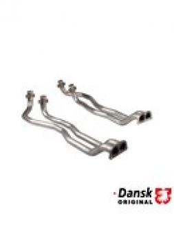 Racing-Rohrsatz, Edelstahl. Ersetzt den Wärmetauscher (ohne Wärmefunktion)