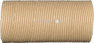 Heizschlauch, Motor zum Wärmetauscher, Ø60x130 mm, Braun Papier/Alu, links