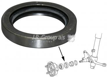 Wellendichtung für Radlager vorne 356C, 911F+G, 924/6 – 968