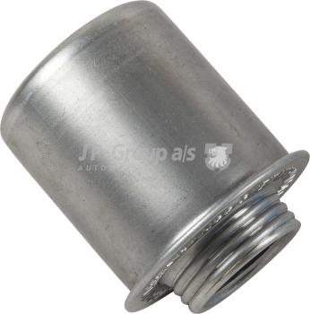 Behälter, Bremsflüssigkeit, Aluminium OE – Look, ohne Deckel