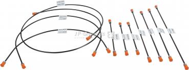 Bremsleitungssatz 911 2,0-3,0 68-76, 2-Kreis-Bremsanlage (nicht für Modelle mit Bremskraftverstärker)