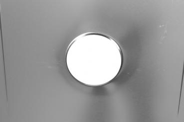 Preview: Haube vorne, Aluminium mit Stahlrahmen, mit Loch in der Mitte für Kraftstoffeinfüllung "RSR Look"