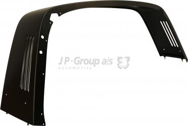 Targa-Bügel Verkleidung, außen, schwarz, mit Seitenlöchern