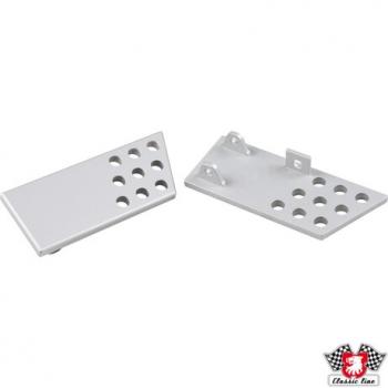 Türgriffgarnitur, innen, Alu, mit Löchern, links/rechts