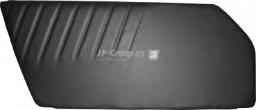 Türverkleidung, schwarzes Vinyl, links