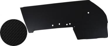 Türverkleidung, in schwarz geflochtenem Leder-Look, links