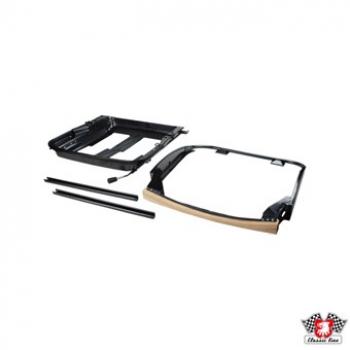 Sitzrahmensatz, Metall, links. Ohne Einstellungsknöpfe