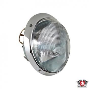 Scheinwerfer "Bosch Style" mit klar Glas, Chromring, links/rechts