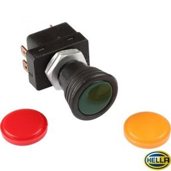 Ein/Aus-Schalter mit 3 Farboptionen, grün/rot/gelb, Classic-Style, mit 12 V Glühlampe