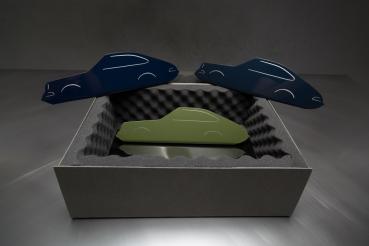 Metall Silhouette in Ihrem Wunsch-Farbton lackiert - inkl. Geschenkbox