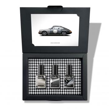 cult. CAR COLORS Nagellack "Asphalt Shades" 3er Geschenkset