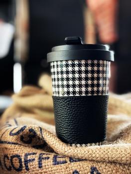 RENNSTOFF To-Go-Becher Pepita Design