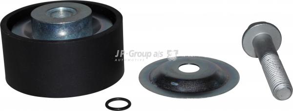 Spannrolle, Keilrippenriemen, mit Bolzen und Scheibe