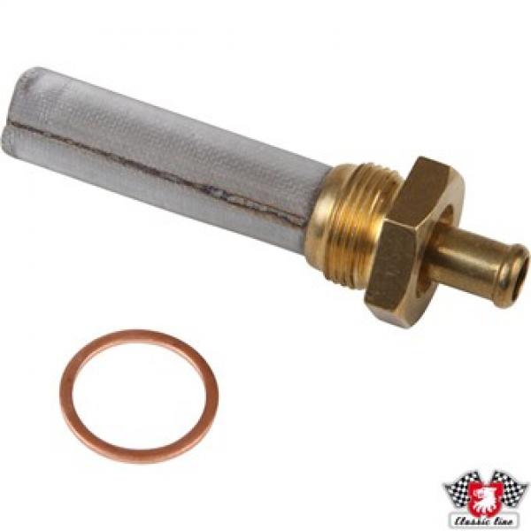 Kraftstoffleitungsanschluss mit Schirm