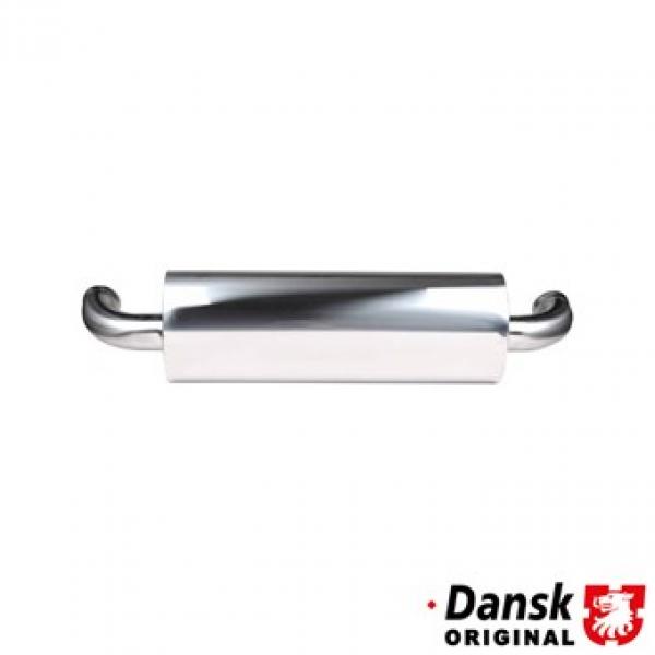 Sportschalldämpfer, Edelstahl, poliert. Mit TÜV