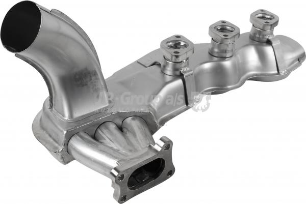 Wärmetauscher, Innenraumheizung. Edelstahl, rechts