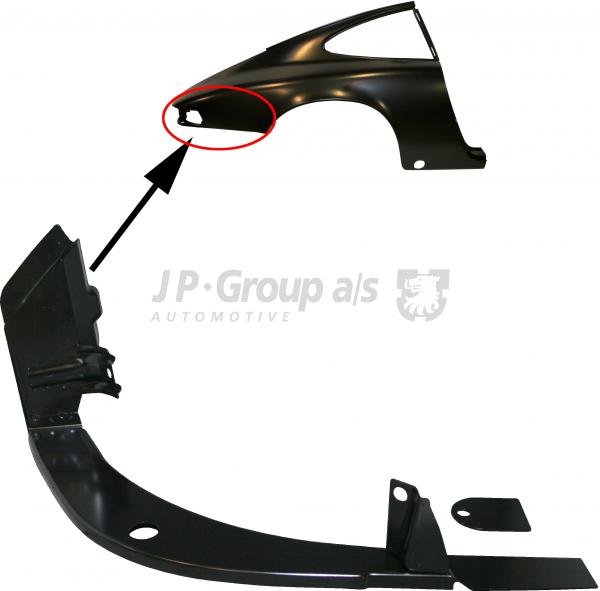 Rahmen Rücklicht an Seitenwand, rechts