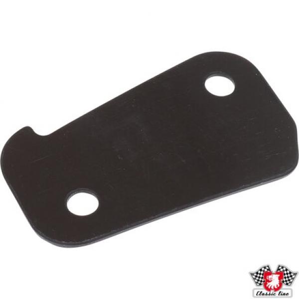 Distanzscheibe für Schließplatte, 1 mm, schwarz