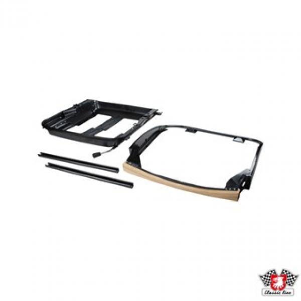 Sitzrahmensatz, Metall, links. Ohne Einstellungsknöpfe