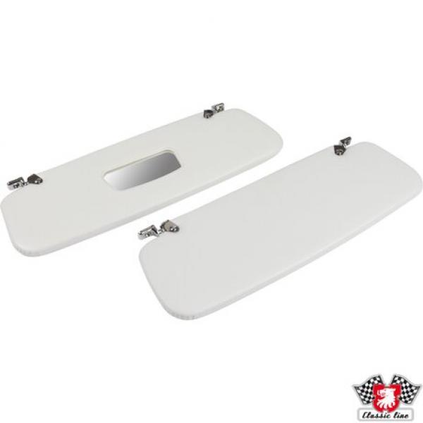 Sonnenblendensatz, creme, links/rechts