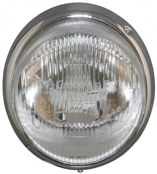 Scheinwerfer mit Chrom-Ring, mit E-Kennzeichnung