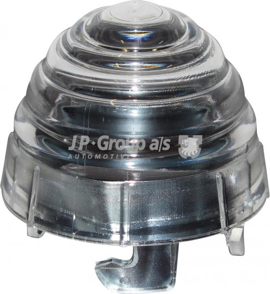 Blinkleuchtenglas, rund, klar