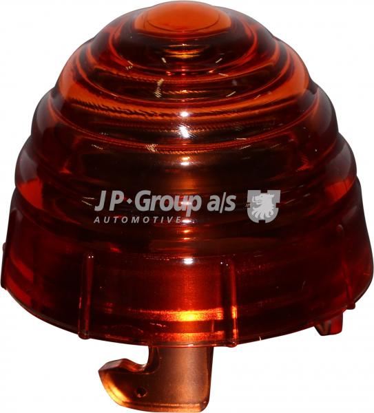 Blinkleuchtenglas, rund, gelb