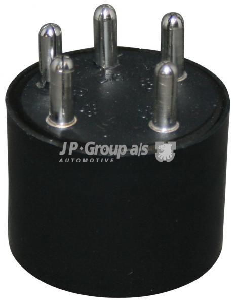 Relais, schwarz, rund