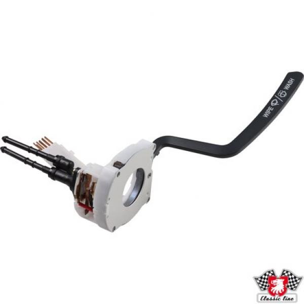 Schalter Wischwasser, 6-polig, schwarz