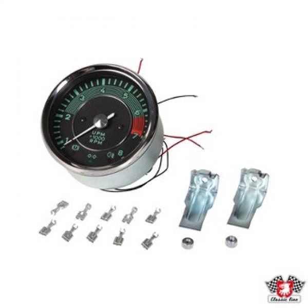 Drehzahlmesser, 8000 U/min, 356 Style