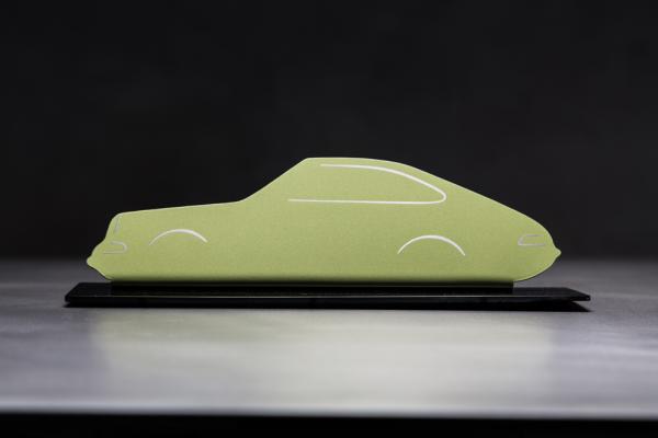 Metall Silhouette in Ihrem Wunsch-Farbton lackiert - inkl. Geschenkbox