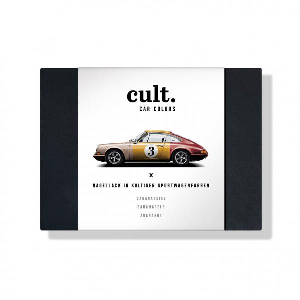 cult. CAR COLORS Nagellack "Attention Please" 3er Geschenkset