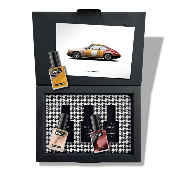 cult. CAR COLORS Nagellack "Attention Please" 3er Geschenkset