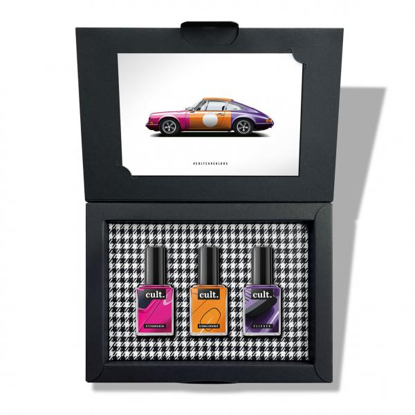 cult. CAR COLORS Nagellack "Expressive Colors" 3er Geschenkset