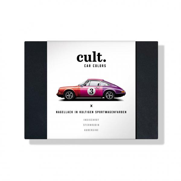 cult. CAR COLORS Nagellack "Rush Hour" 3er Geschenkset