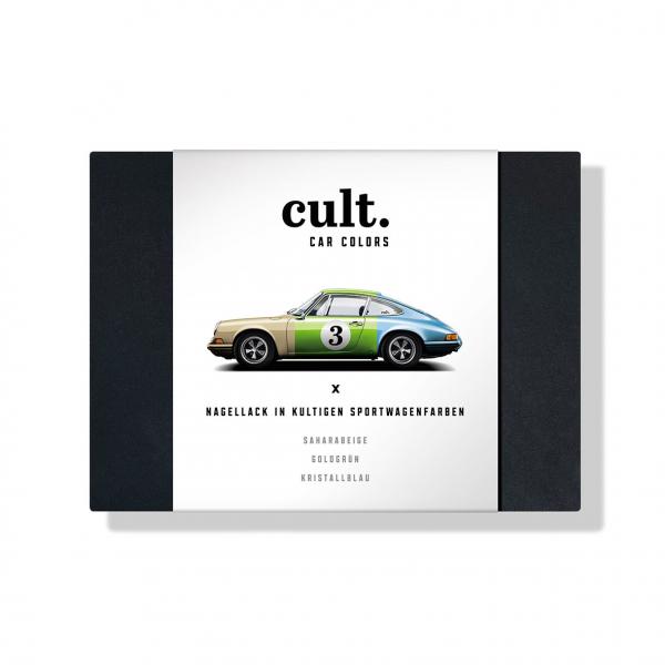 cult. CAR COLORS Nagellack "Highway Girl" 3er Geschenkset