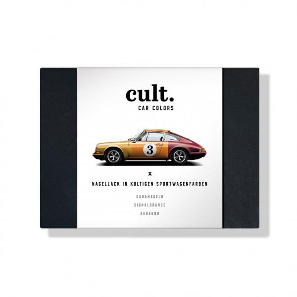 cult. CAR COLORS Nagellack "California Dreaming" 3er Geschenkset