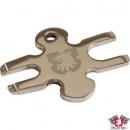 2-in-1 Werkzeug für Rosette im Armaturenbrett. Passend zu M10 und M14